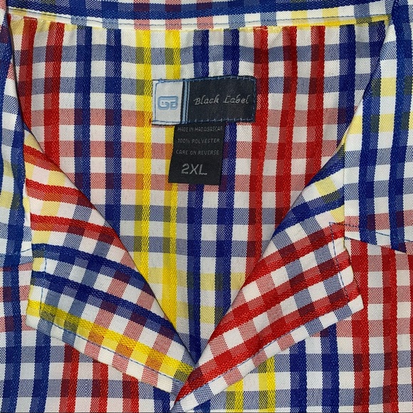 Black label short sleeve button up - Picture 2 of 3